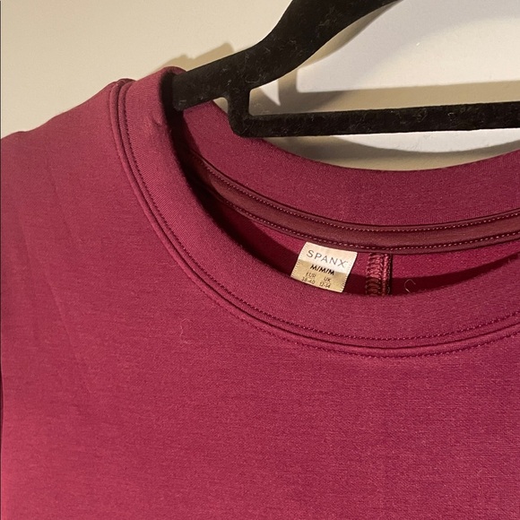 SPANX Rich Burgundy Midi Dress - Picture 2 of 2